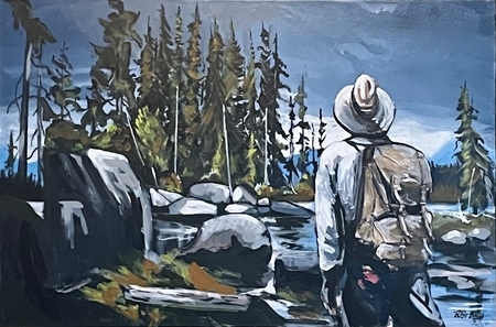 Wilderness (acyrlic 24"x36" $1,100)